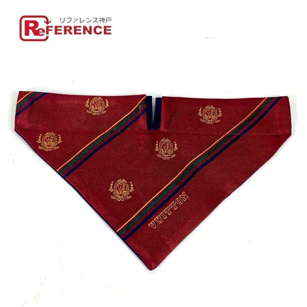 Louis Vuitton Red MM Pet Collar Bandana Dog